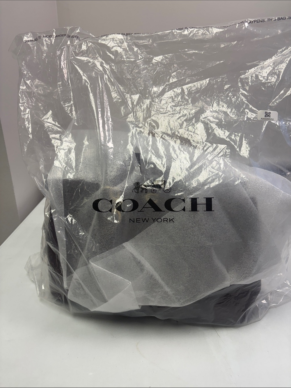Coach Pebbled Leather Satchel in Wine with Gold Hardware - Picture 5 of 8